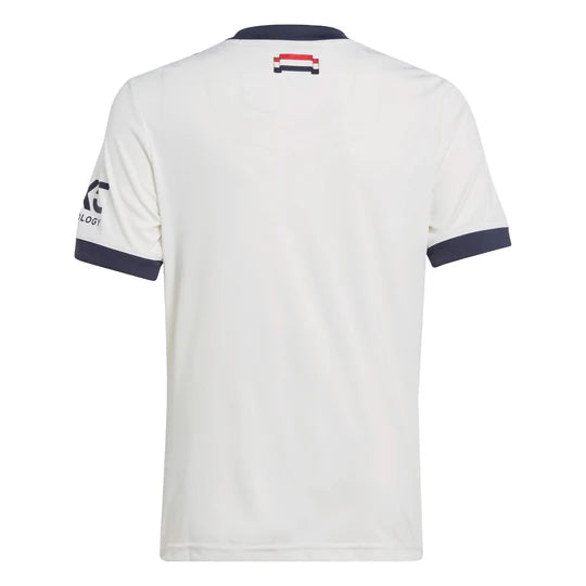 Manchester United White Away Jersey 24/25