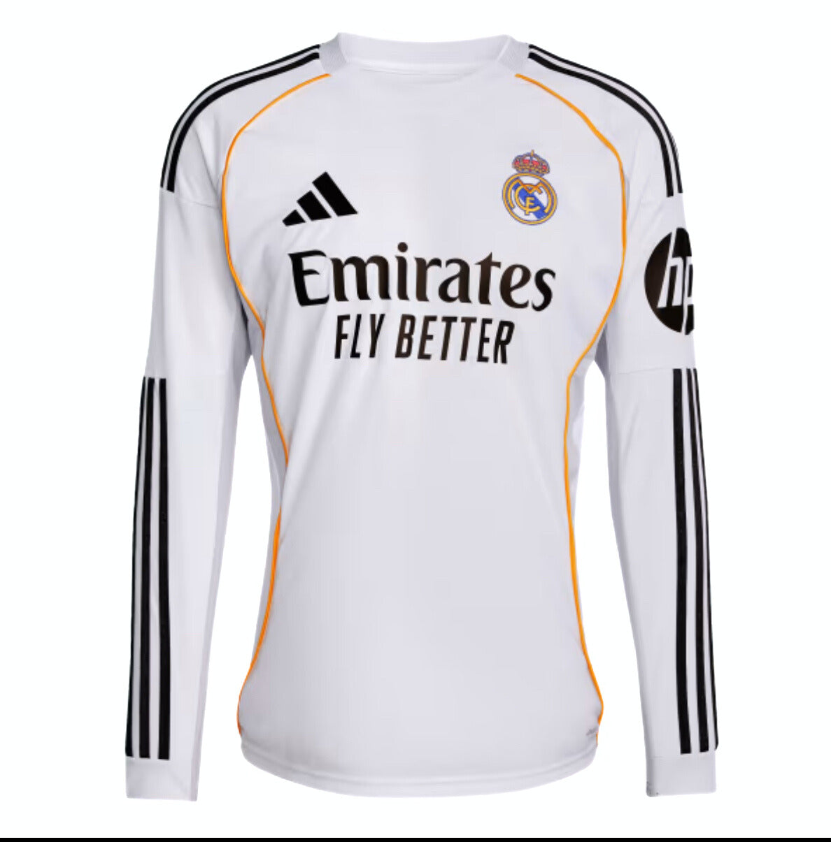 Real Madrid Long Sleeve Home Jersey 25/26