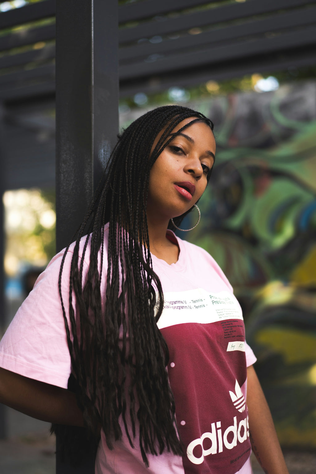 Adidas pink shirt