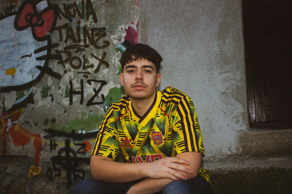 Arsenal retro JVC jersey